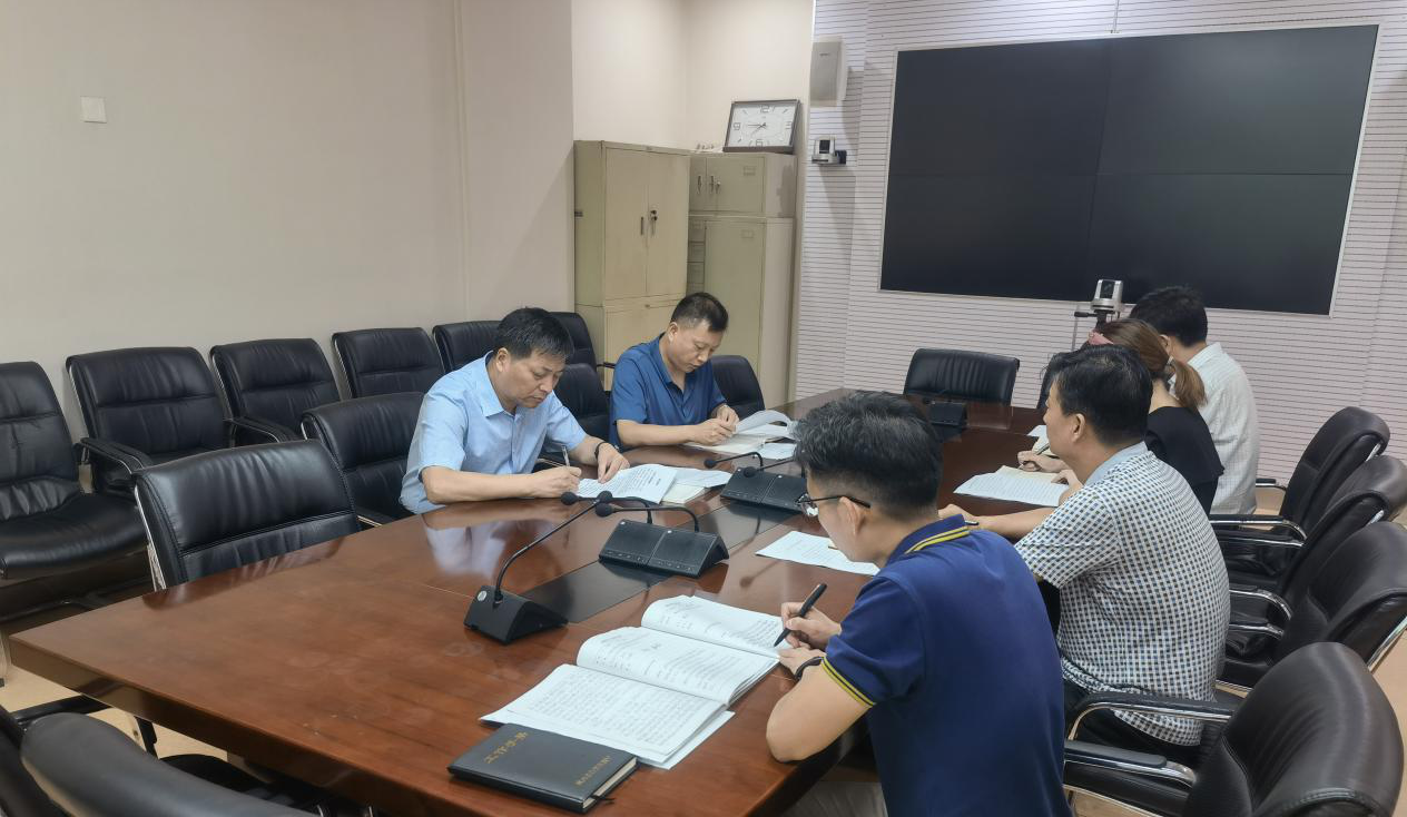 孙新文参加法规处党史学习教育专题组织生活会